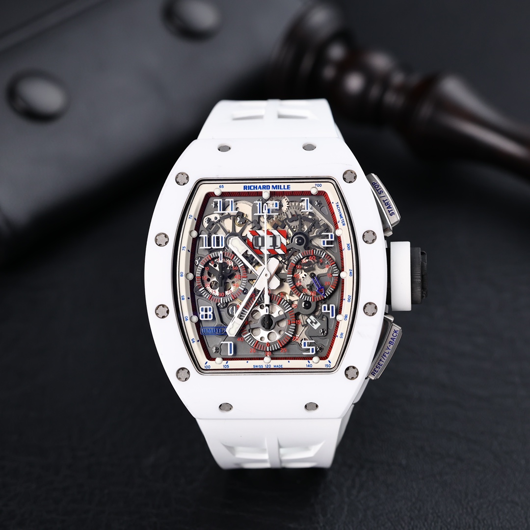 95新 理查德米尔 rm011腕表 白幽灵 全球限量30支 白陶瓷单表