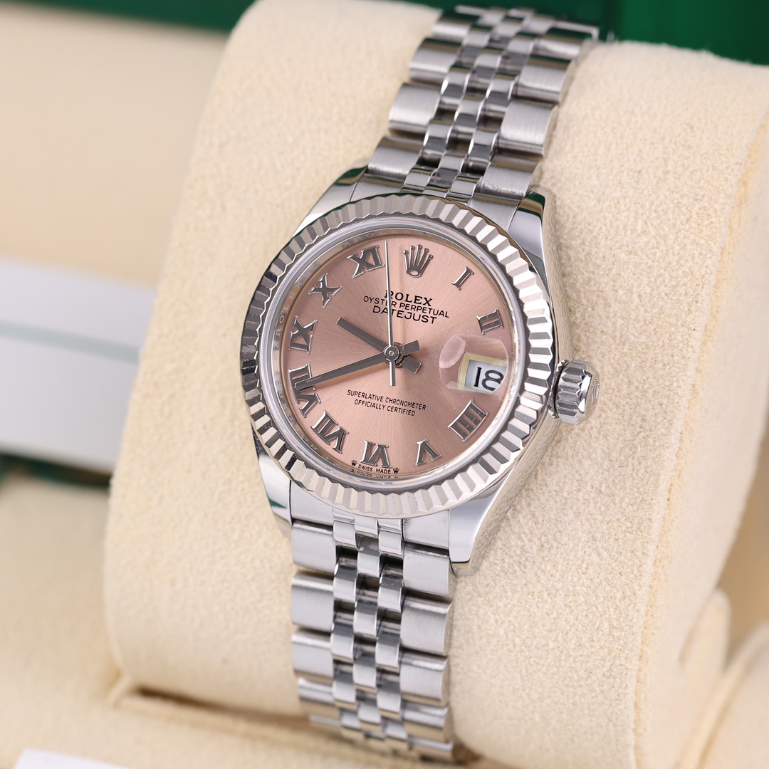95新 Rolex/劳力士 279174-0017女装日志盘罗马刻度2020年8月保卡