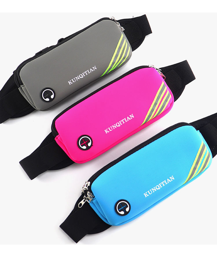 新款运动跑步腰包多功能男女式手机包户外装备防水迷你健身腰带包