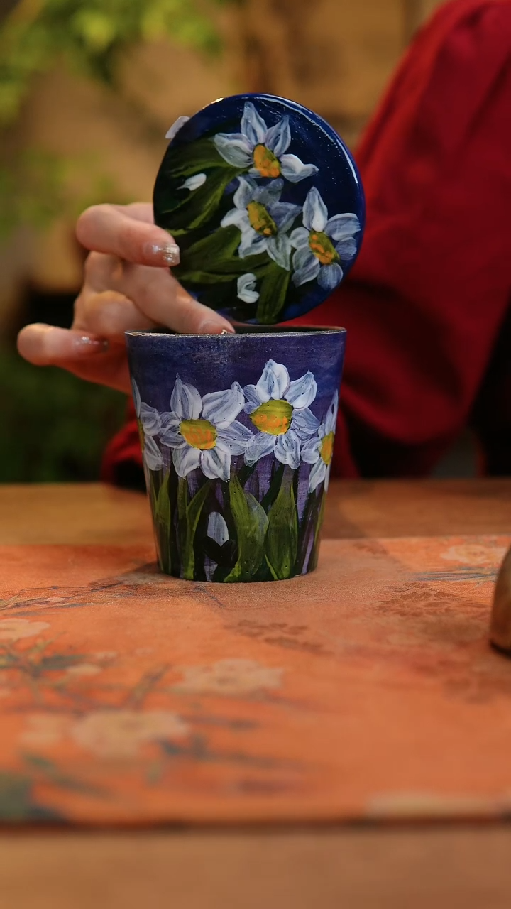 【闪购商品】瓷片1632景德镇陶瓷手绘手工釉下彩