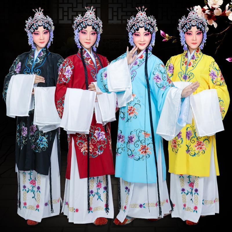 戏装戏曲女披京剧团花披 员外夫人披 古装花旦演出穆桂英挂帅戏服