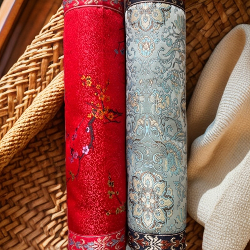 艾草枕艾草填充颈枕舒适助眠枕头