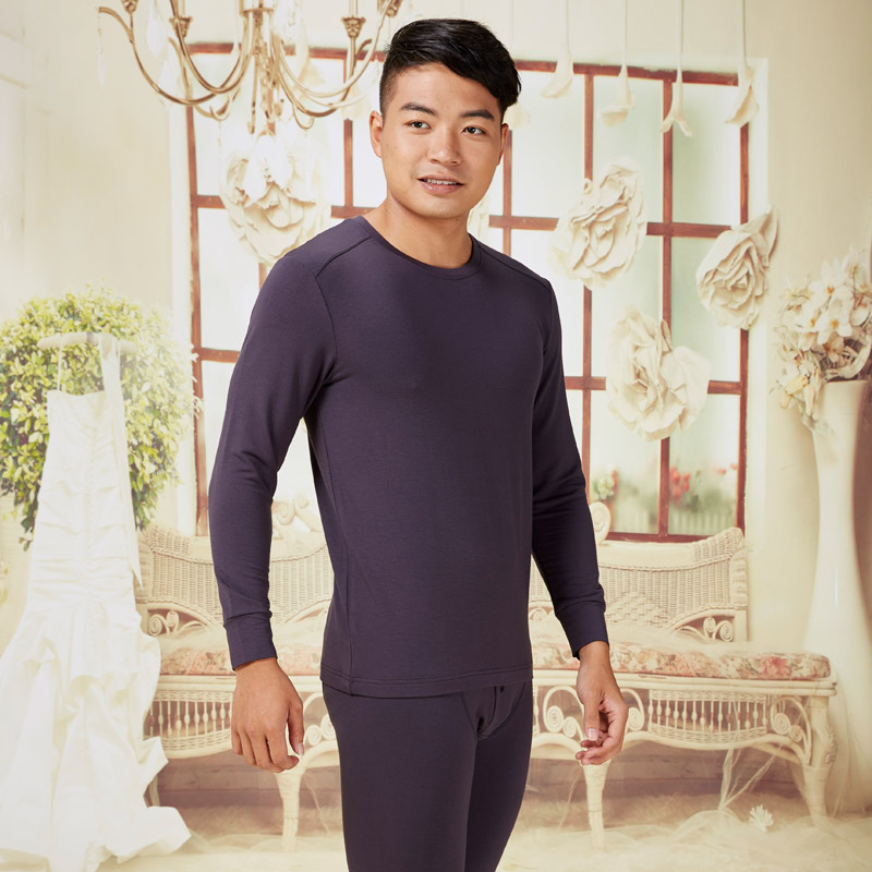 *NM30106  （偏大一码） 莫代尔圆领加厚毛圈男士套装