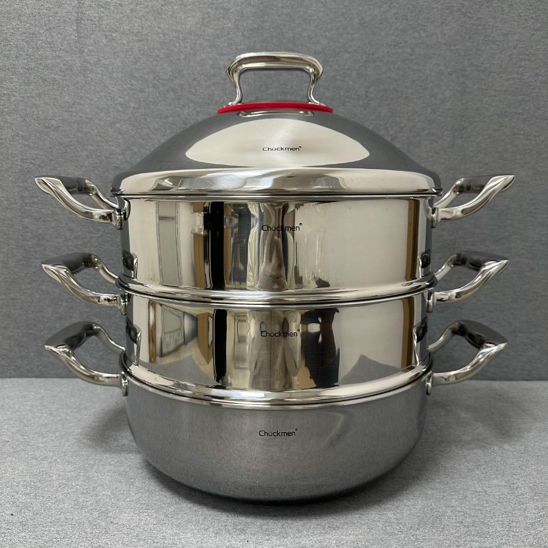 G530 Chockmen致甄系列不锈钢蒸锅 30CM 亮面 重约5.82KG