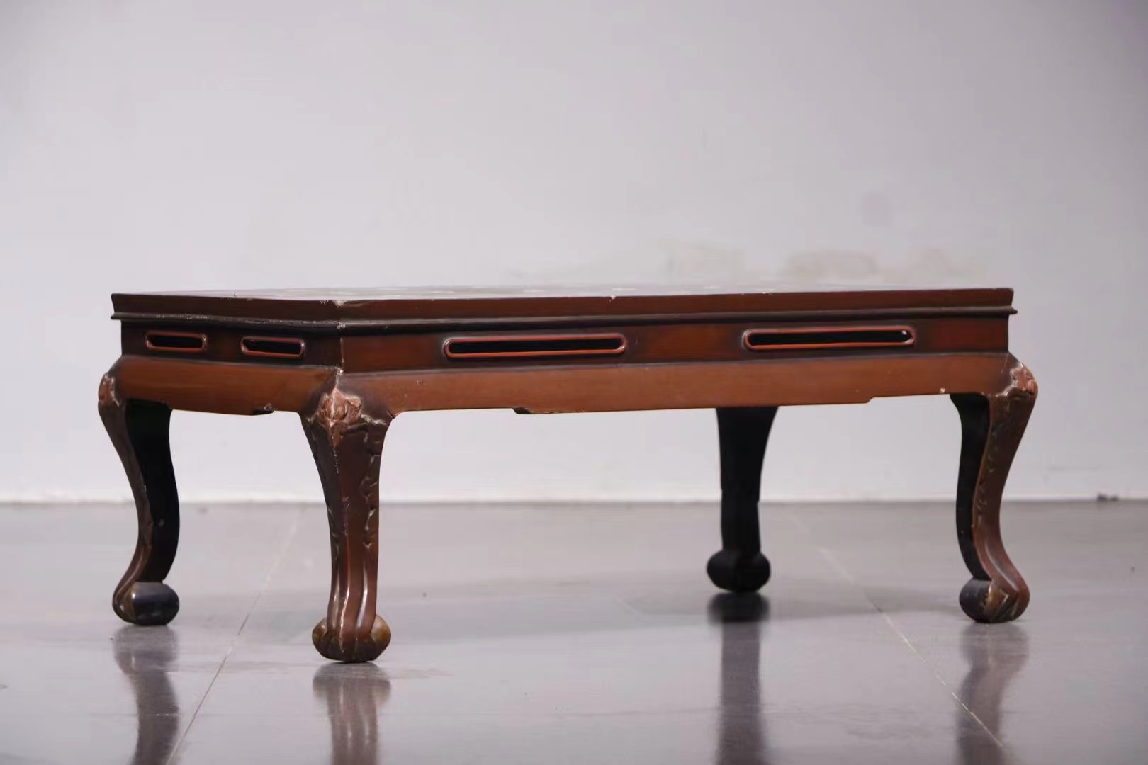 【文人雅器 • 镶螺钿茶桌】(不包邮)古典摆件