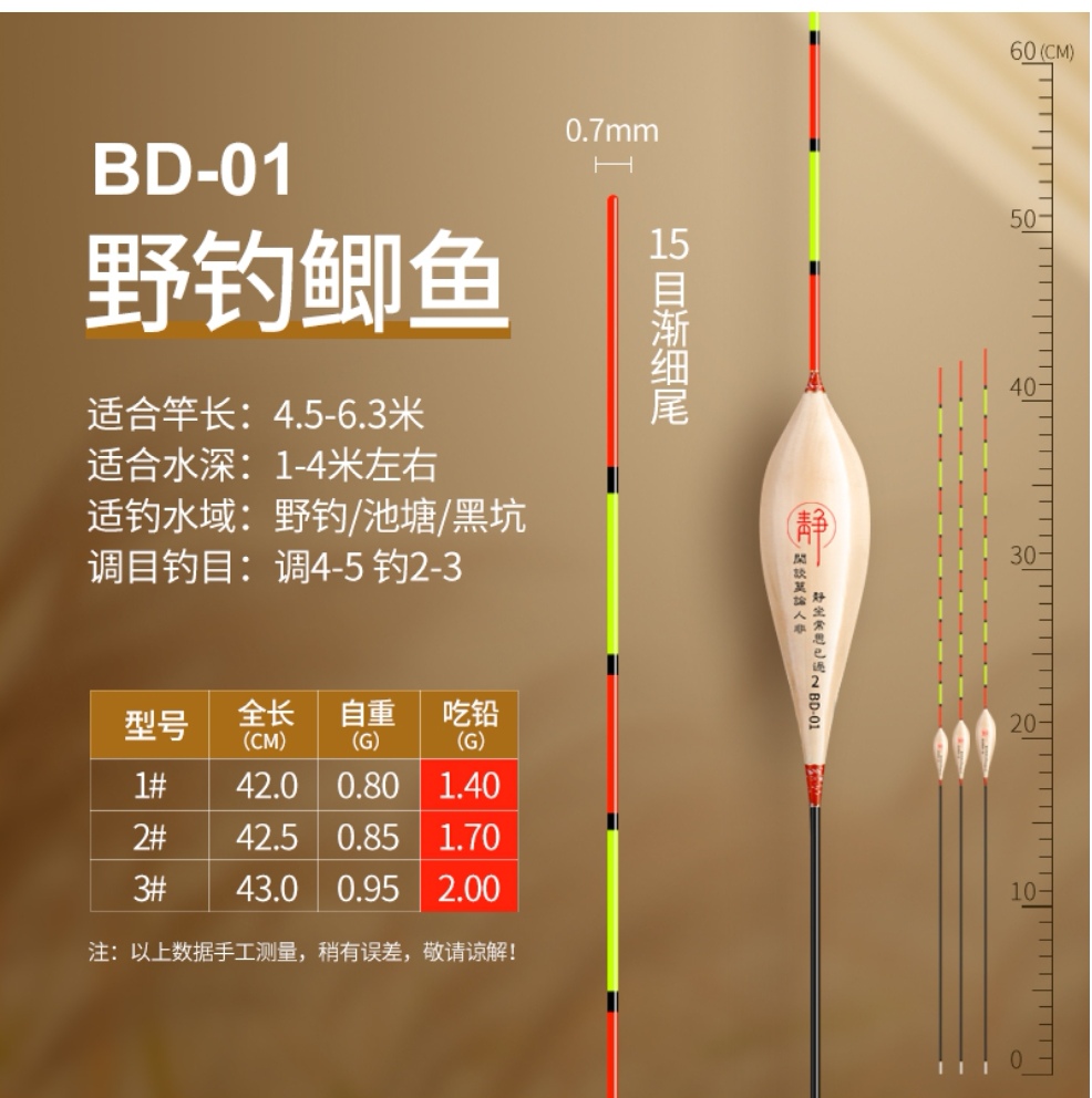 BD-01枣核鲫鱼行程芦苇漂黑坑野钓行程芦苇漂