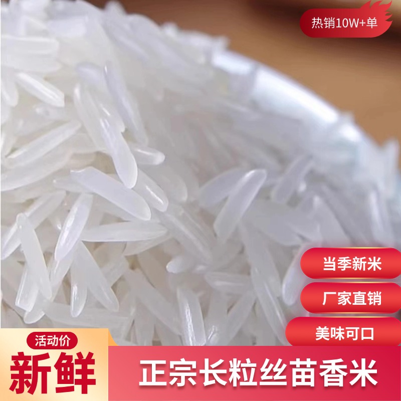 梯田长粒香米10斤装新米丝苗米健康营养生态大米猫牙米农家大米