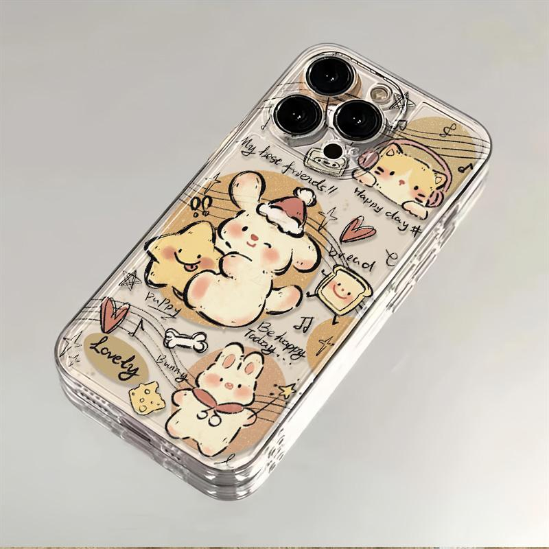 圣诞小狗适用苹果华为oppo小米vivo全包iPhone12/13/14/15手机壳