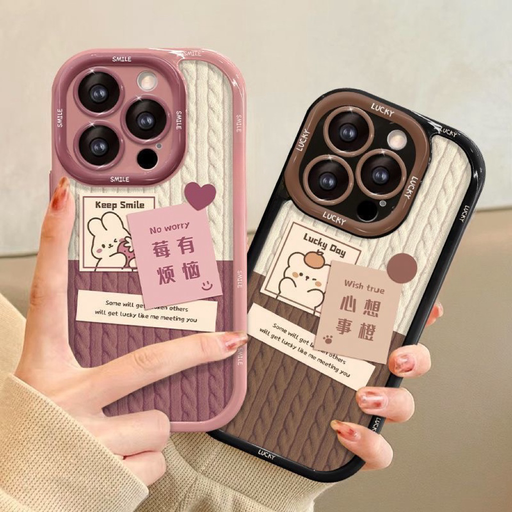 兔兔熊熊适用iPhone15promax手机壳14/13女12华为/小米/vivo/oppo