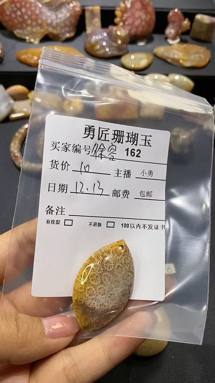 【闪购商品】硅化玉颈饰未镶嵌162