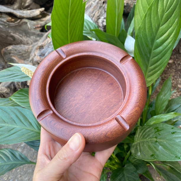 烟灰缸 木雕 尺寸 口径14厚度4.5