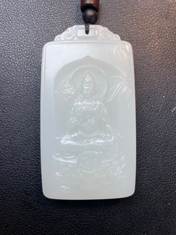 天然和田玉观音菩萨