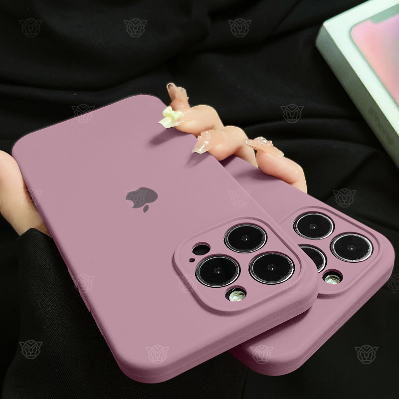 精孔黑加仑iPhone14ProMax液态硅胶苹果15手机壳11/12/13高级感Xr