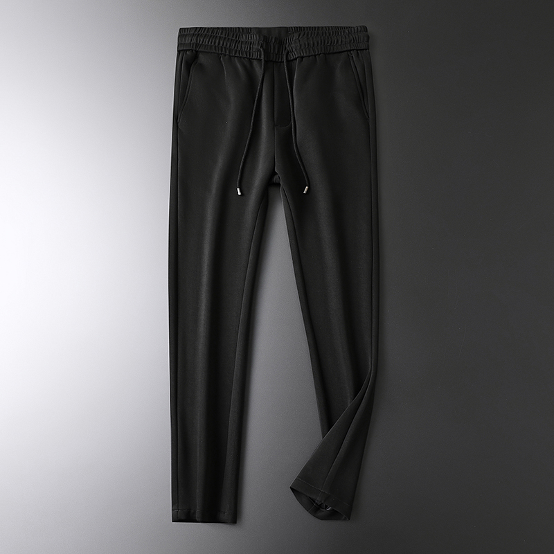 【自制】休闲卫裤显瘦秋季宽松弹力百搭户外男士休闲裤【不加绒】