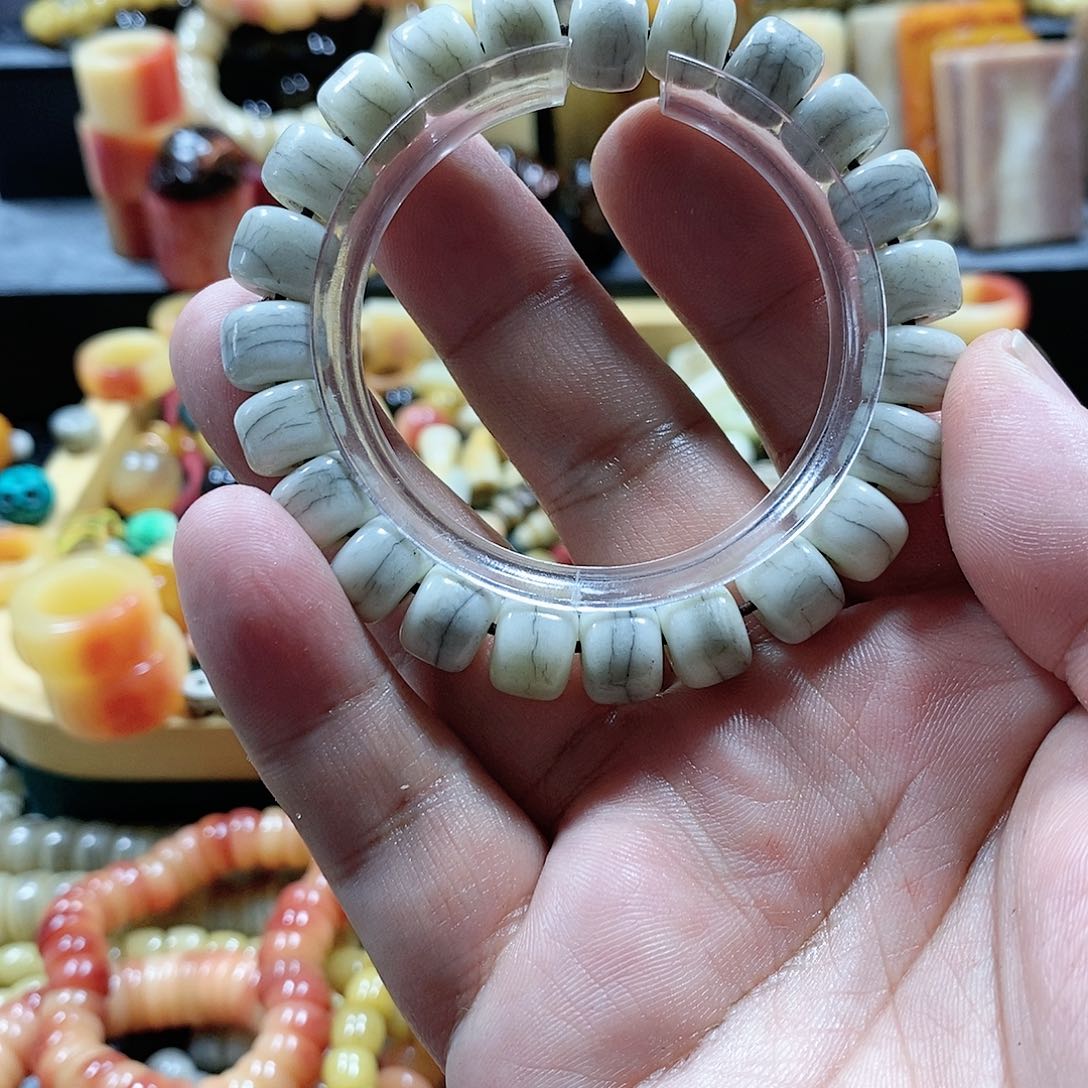 牛骨摆件手串配饰38