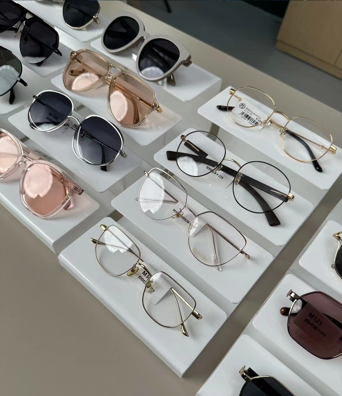 A（Y001-Y080）潮流平光镜 夏百 搭季 复古百搭时尚个性防蓝光