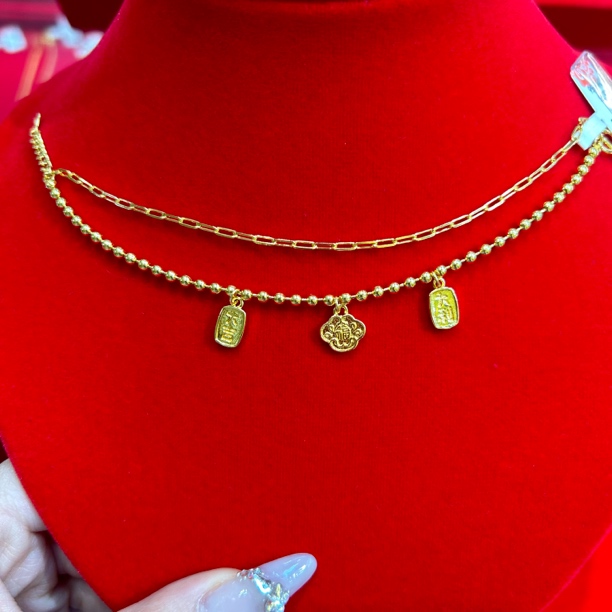 足银手链 足银6872手链包金