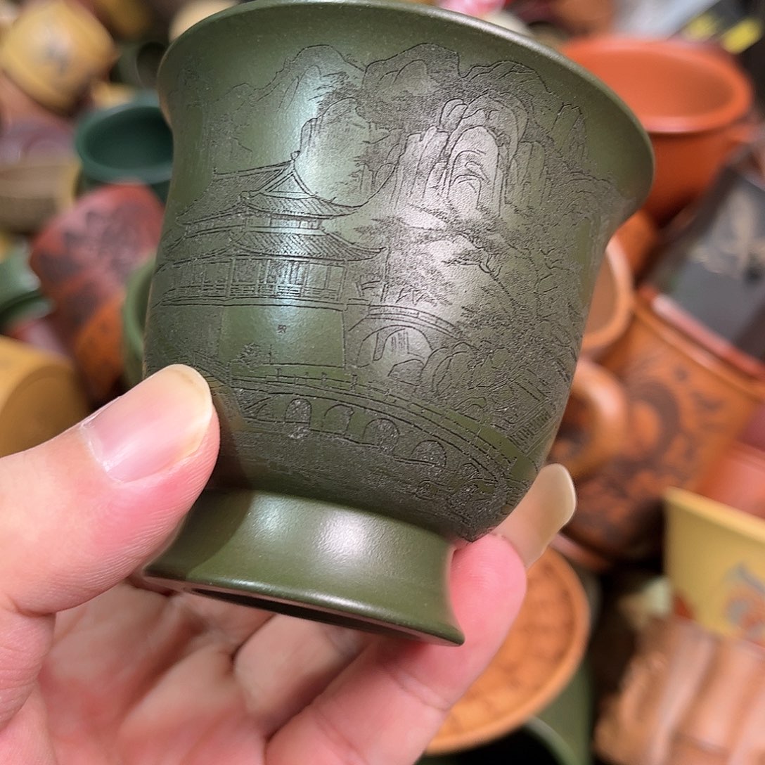 紫砂茶杯全手工紫砂主人杯