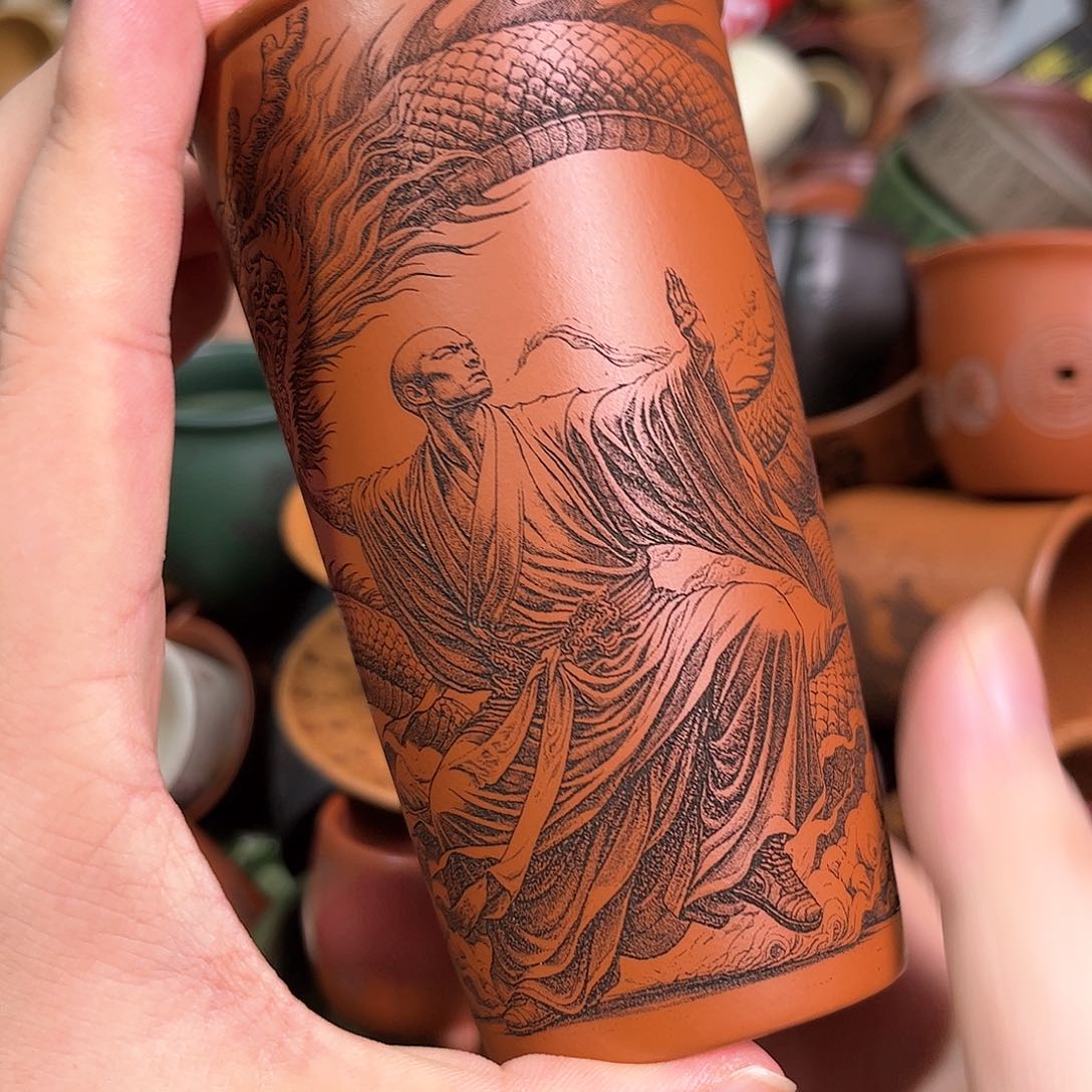 紫砂茶杯全手工紫砂主人杯