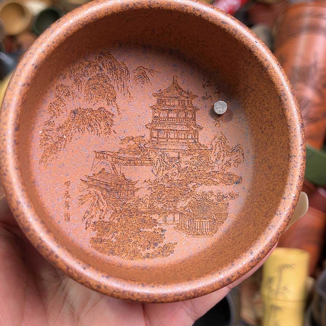 紫砂茶杯全手工紫砂主人杯