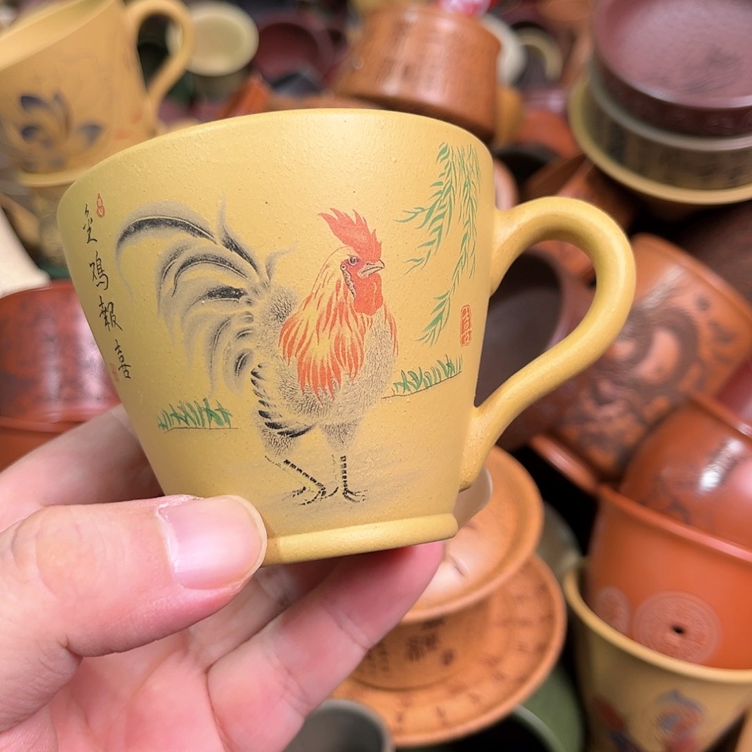 紫砂茶杯全手工紫砂主人杯