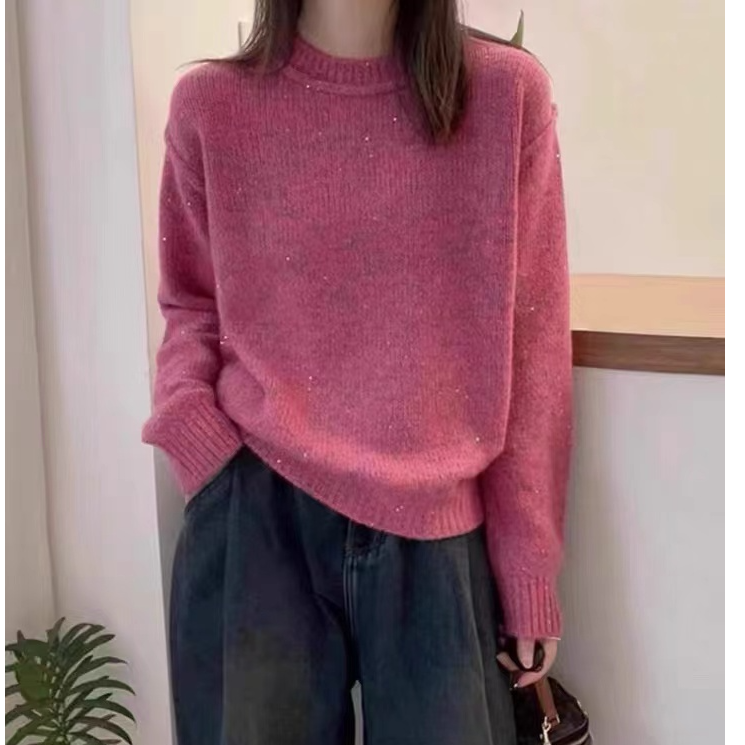 心秀妍【51-100】秋冬女士针织衫毛衣外套加厚百搭