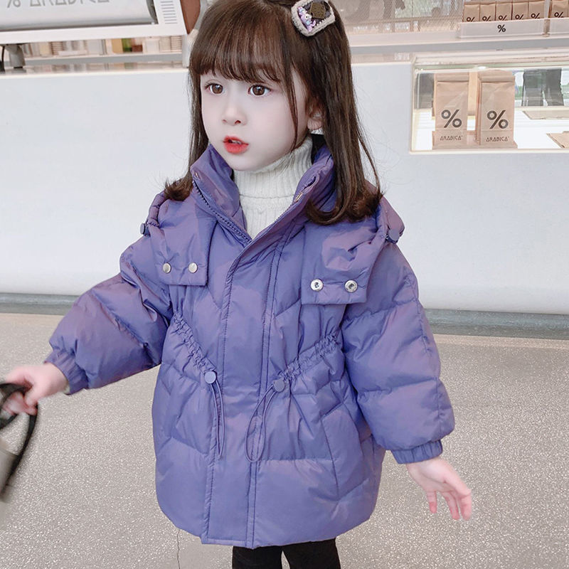 歌旗女童棉服冬季新款女宝宝洋气加厚棉袄儿童冬季棉衣外套潮保暖