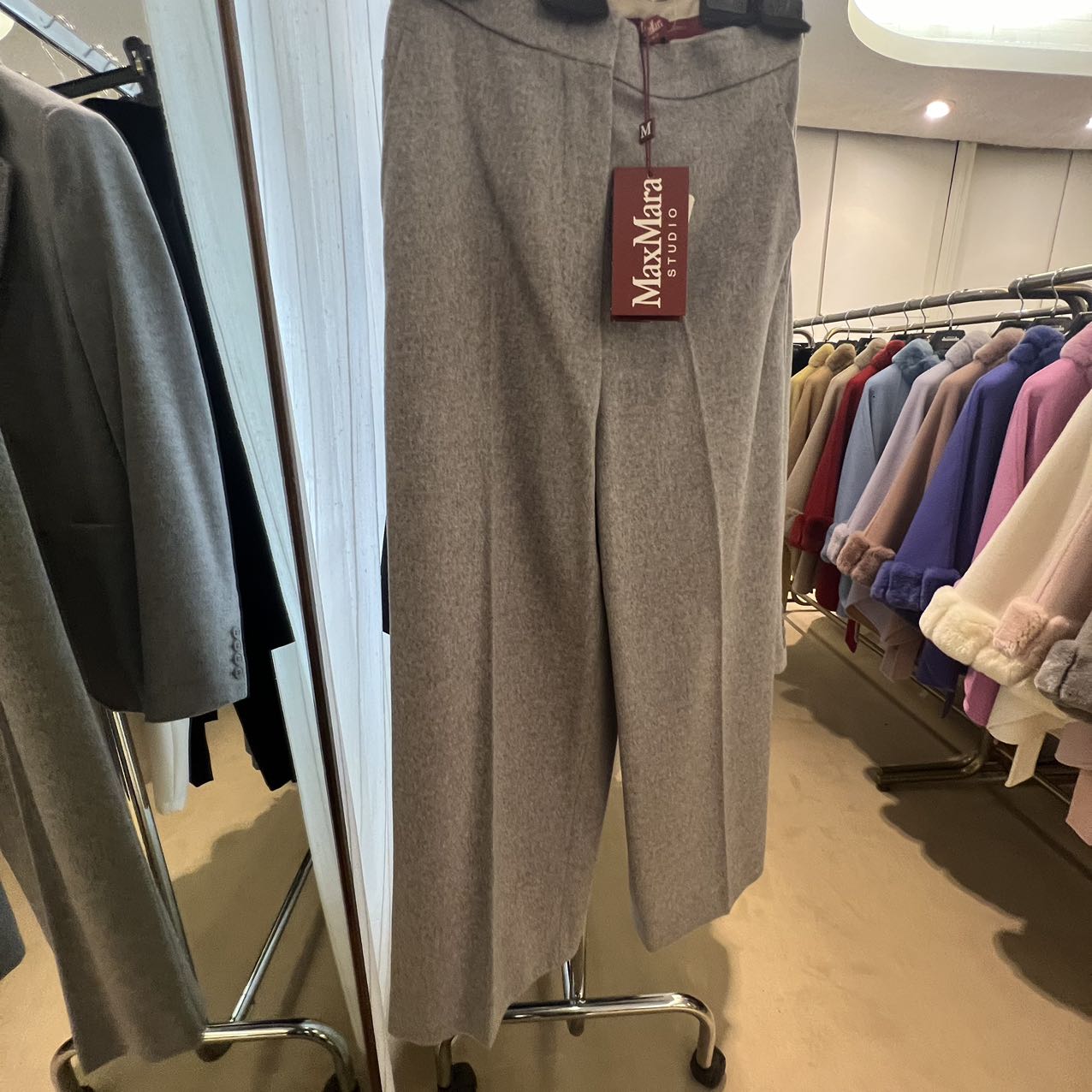 全新未使用 MaxMara BURANO 纯羊毛西装裤西裤