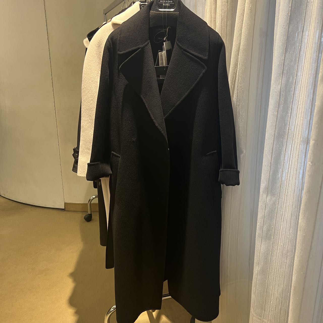全新未使用 MaxMara Maxmara manu 中长款时尚气质大衣