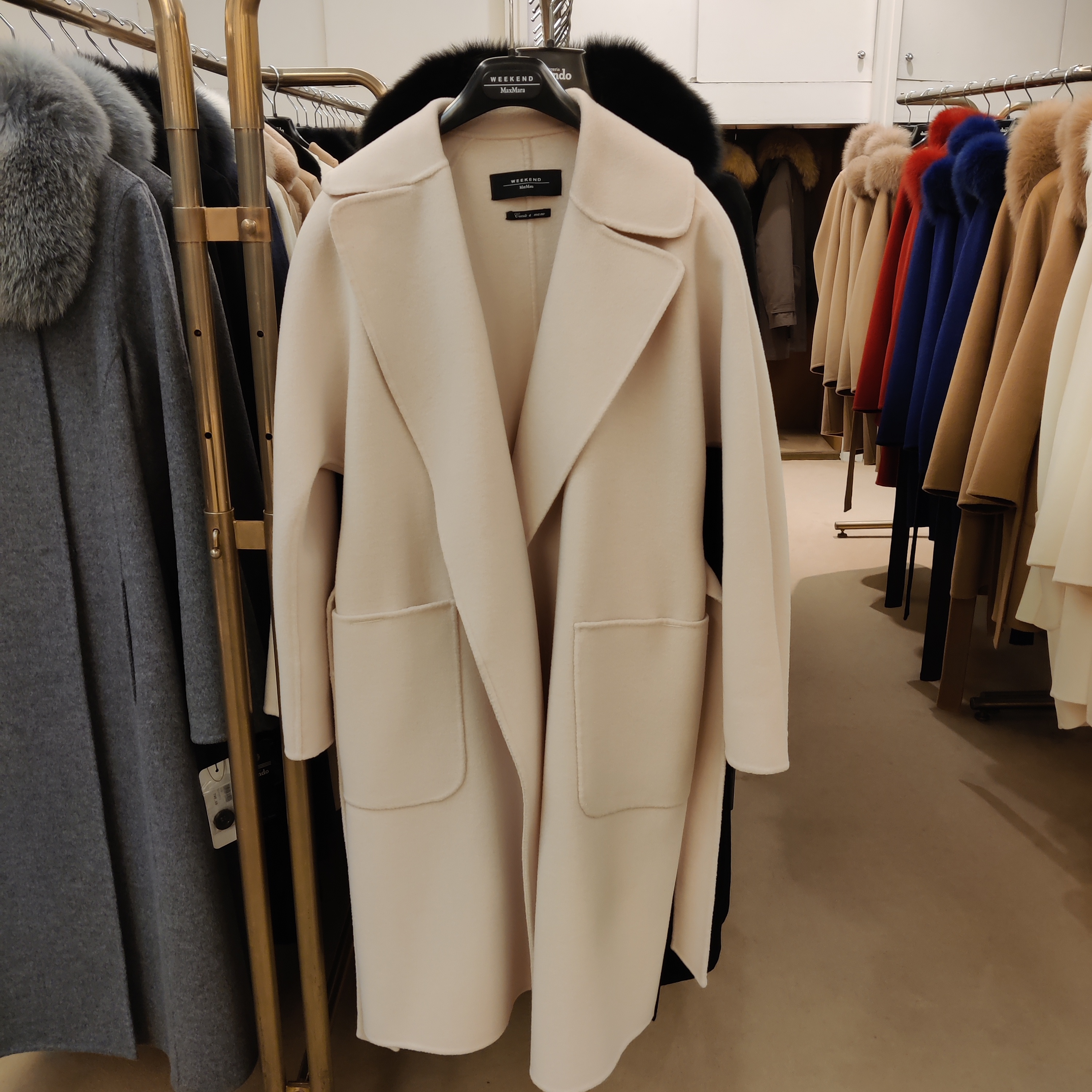 全新未使用  Max Mara ROVO 国现长款秋冬外套大衣