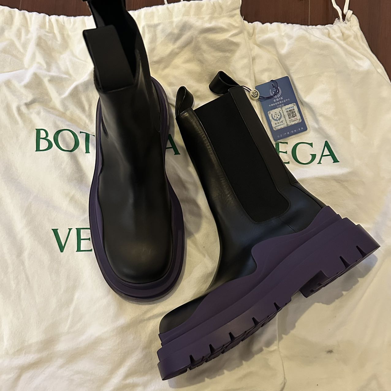 全新未使用 BOTTEGA VENETA/葆蝶家 40国现切尔西靴 