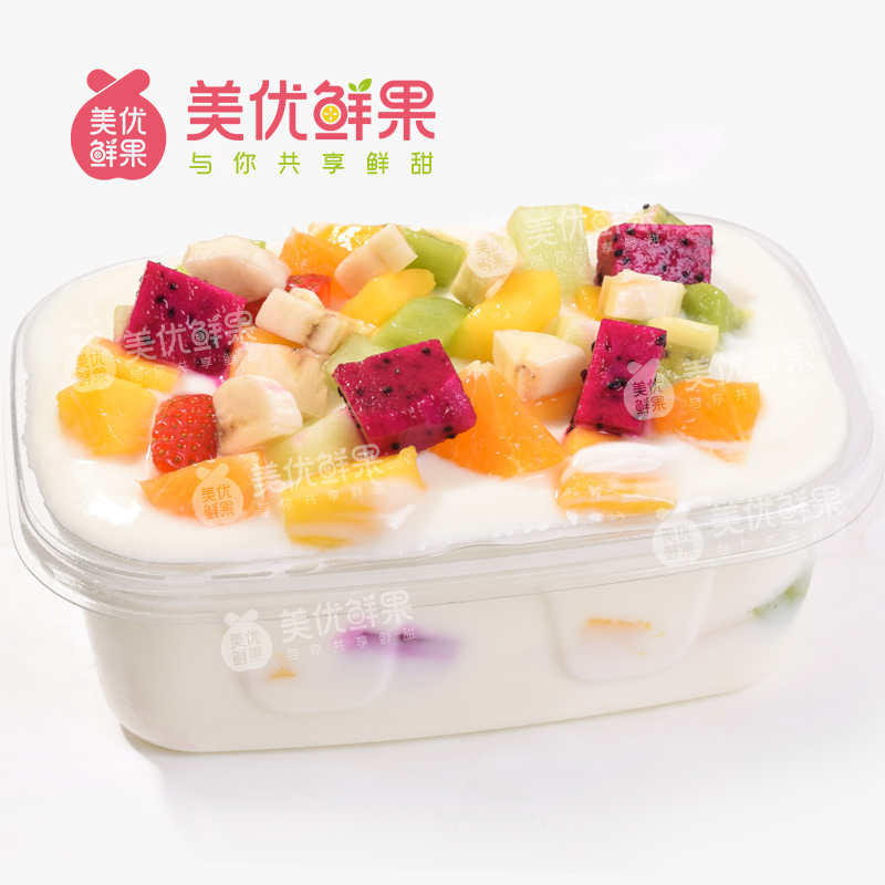 【爆款水果捞】缤纷水果酸奶捞约 300g