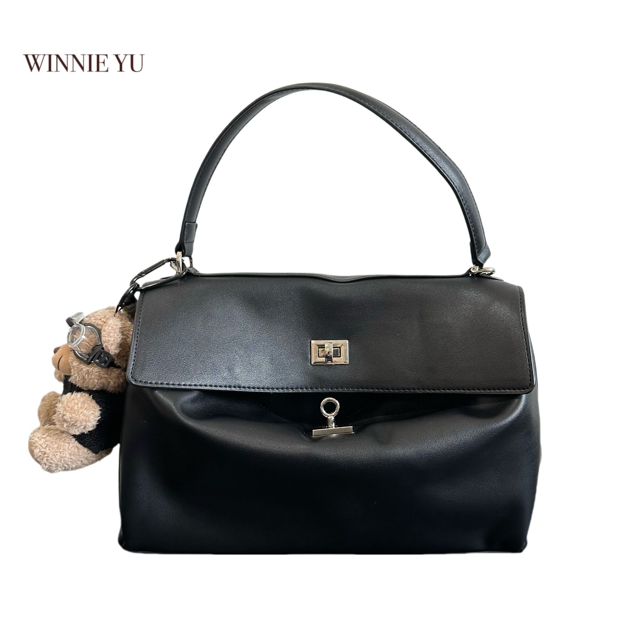 【不含挂件】高级感通勤大容量包潮款单肩腋下包斜挎托特包F168