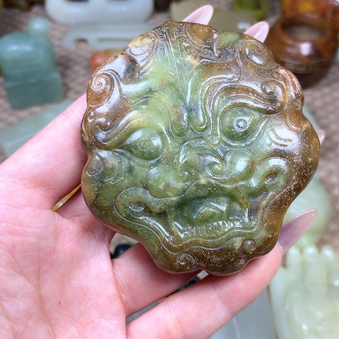 白玉菩提吊坠挂件