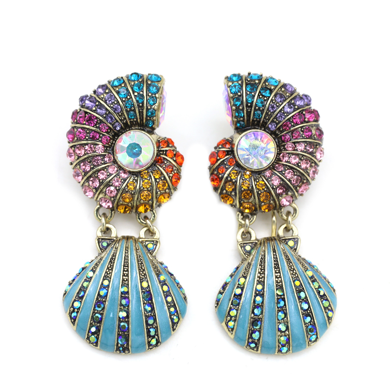 铜合金耳饰 设计师款时尚轻奢耳饰~3509