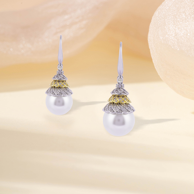 铜合金耳饰 设计师款时尚轻奢耳饰~4040