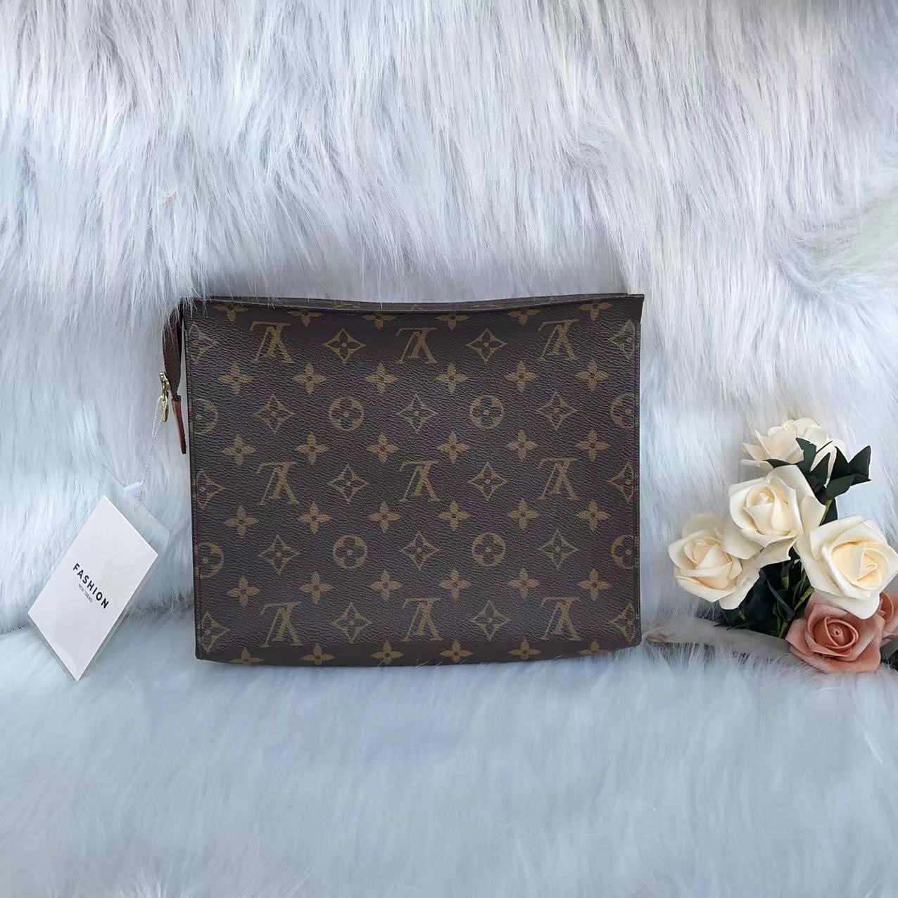 95新 LouisVuitton/路易威登 经典老花洗漱包 K02414