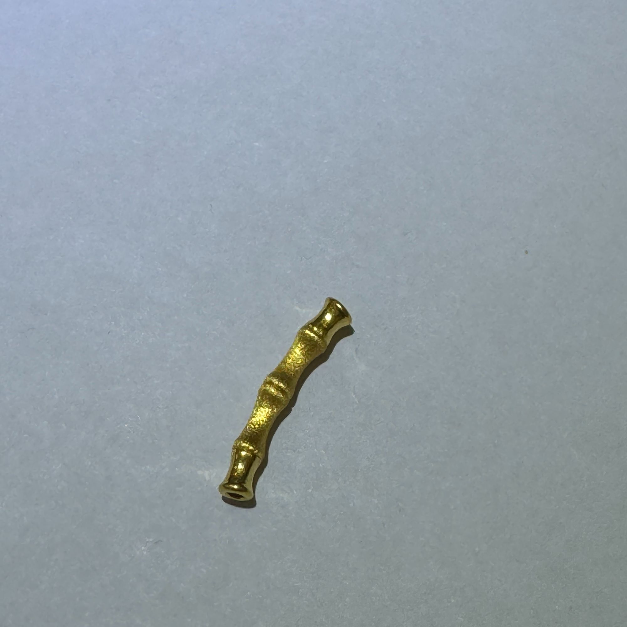 足金999弯管竹节配件