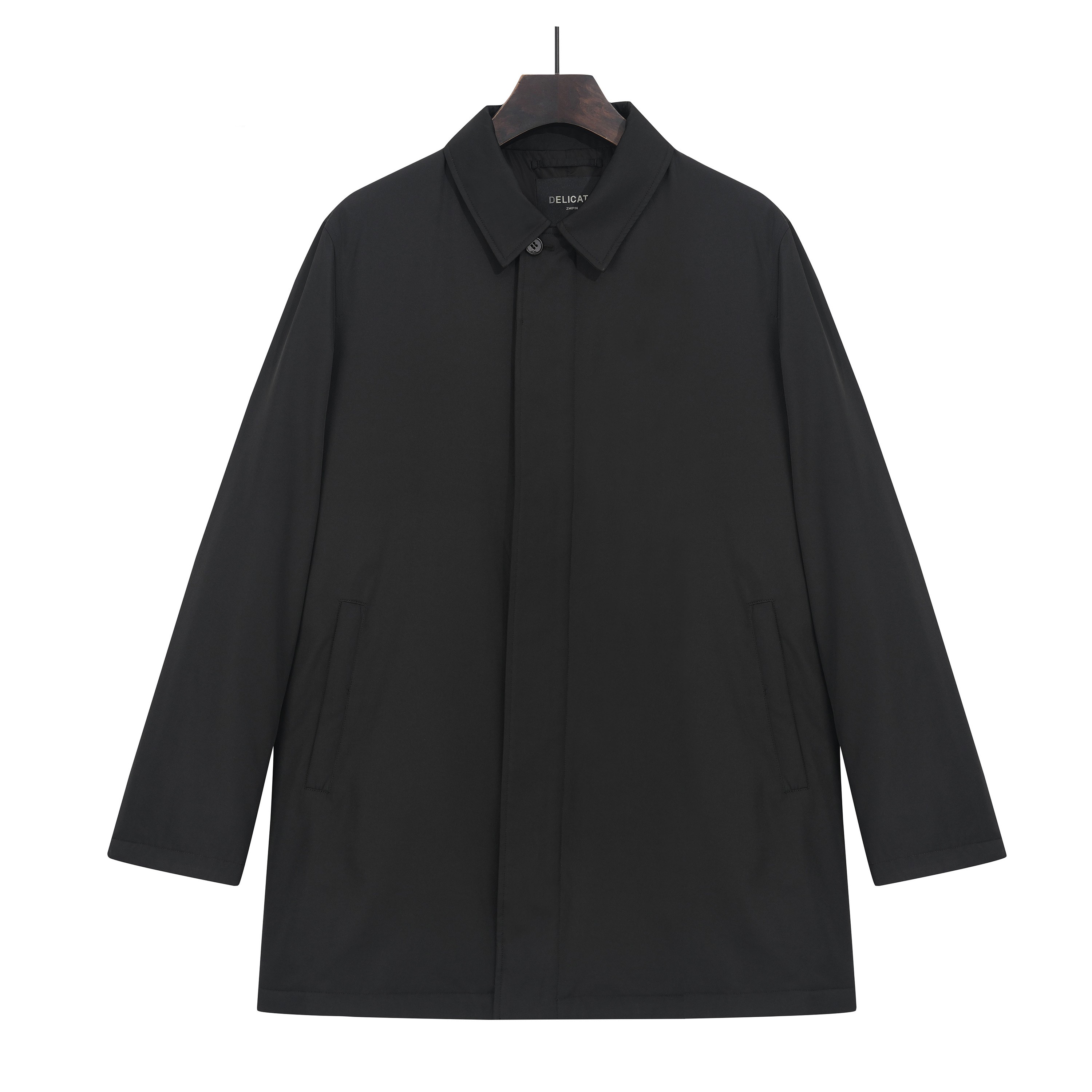 2025年秋冬新款羽绒风衣22609ZHIPINDELICATE男士商务男款保暖