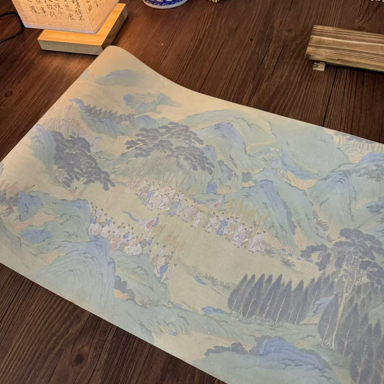 古风蜡染【上林赋长卷宣纸】小楷行草书半生半熟作品宣纸