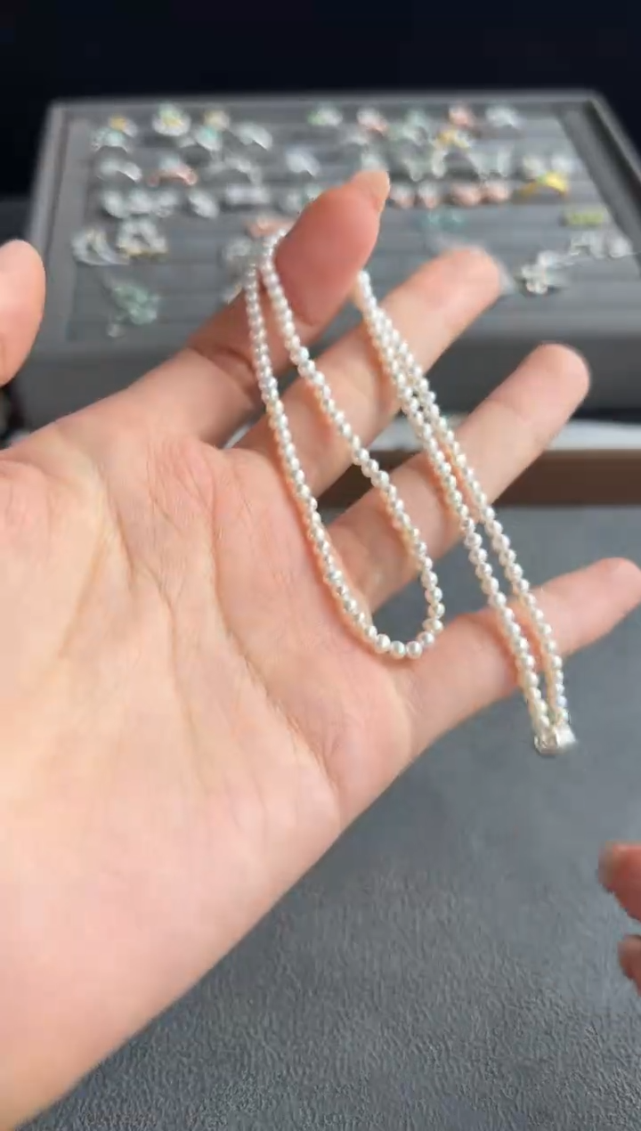 【闪购商品】淡水珍珠项链未镶嵌q1号