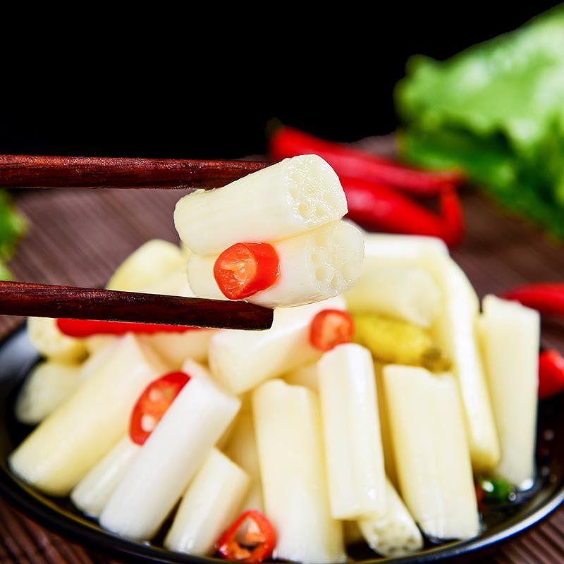 源念泡藕带湖北特产洪湖脆爽酸辣泡椒藕尖藕节即食下饭凉拌菜笋1g