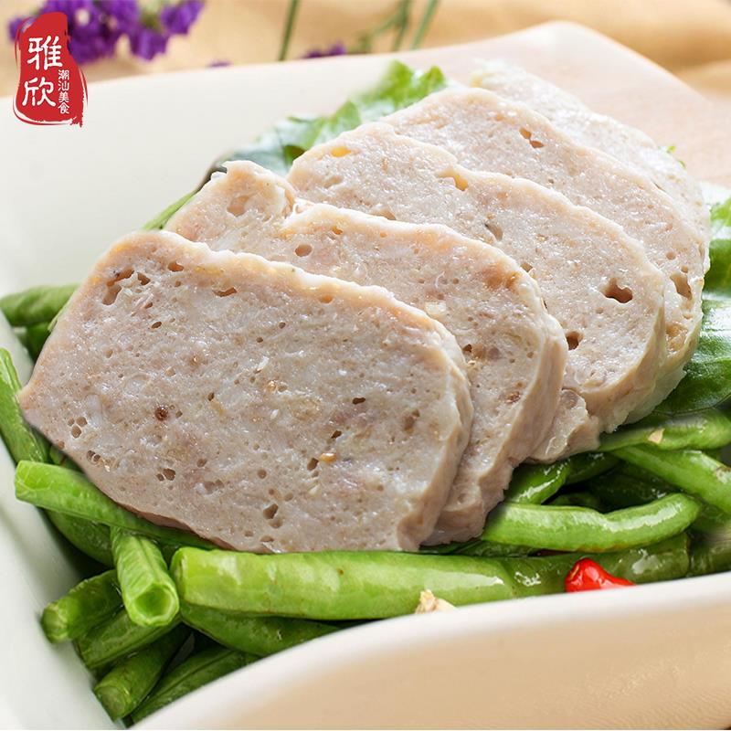 包邮潮汕手打猪肉饼 火锅食材潮汕隆江特产小吃肉饼猪肉卷克笋0g