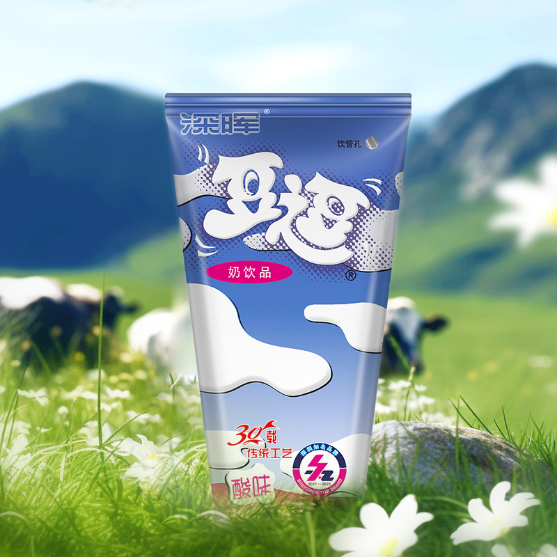 豆逗酸味奶饮品经典原味草莓蓝莓牛奶学生早餐休闲饮品水果味饮料