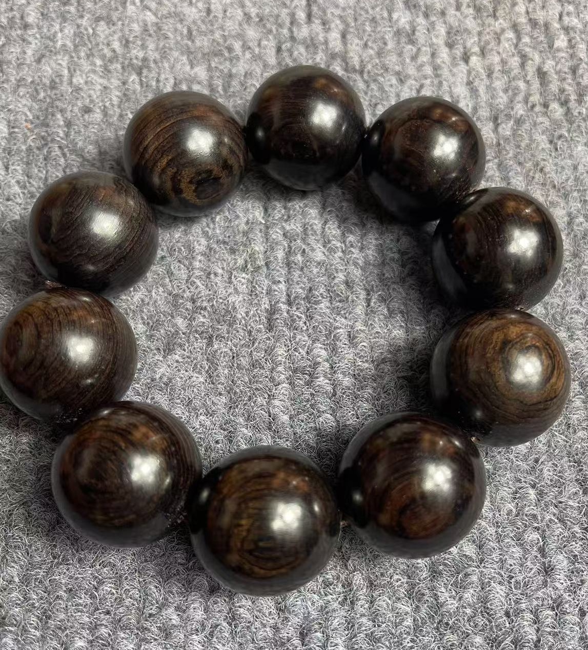 乌木紫光檀2.5/10颗木质手串