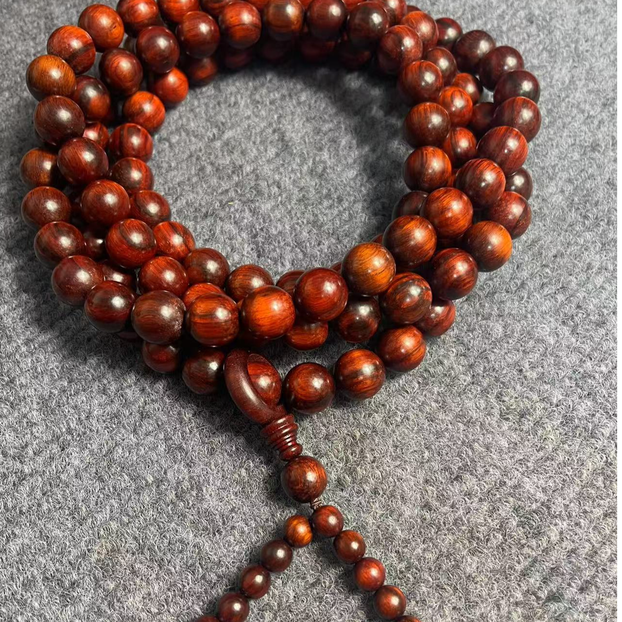 紫檀脖挂1.0/108颗