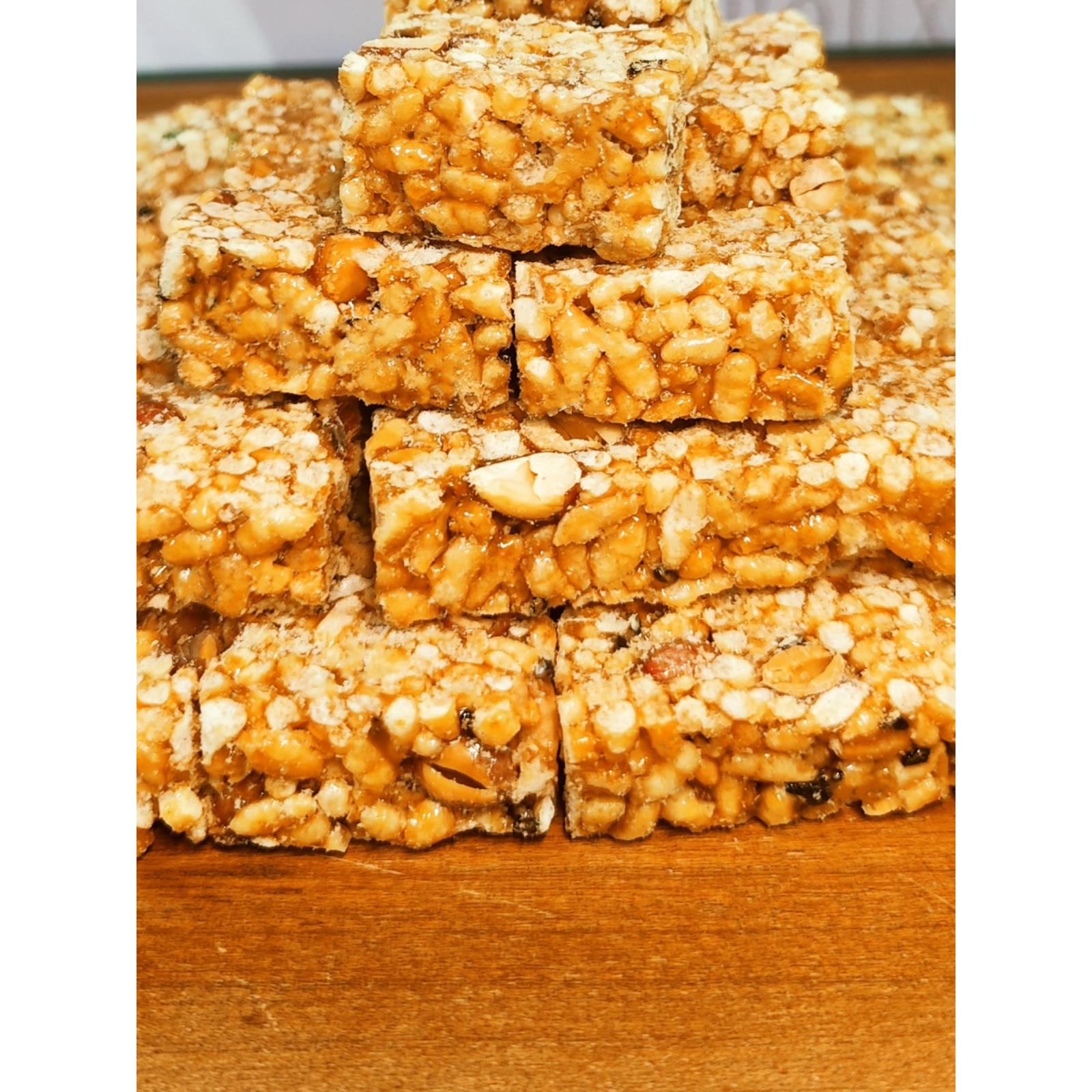 特产含山手工炒米糖花生芝麻香米酥米花糖传统手工制作零食酥笋0g