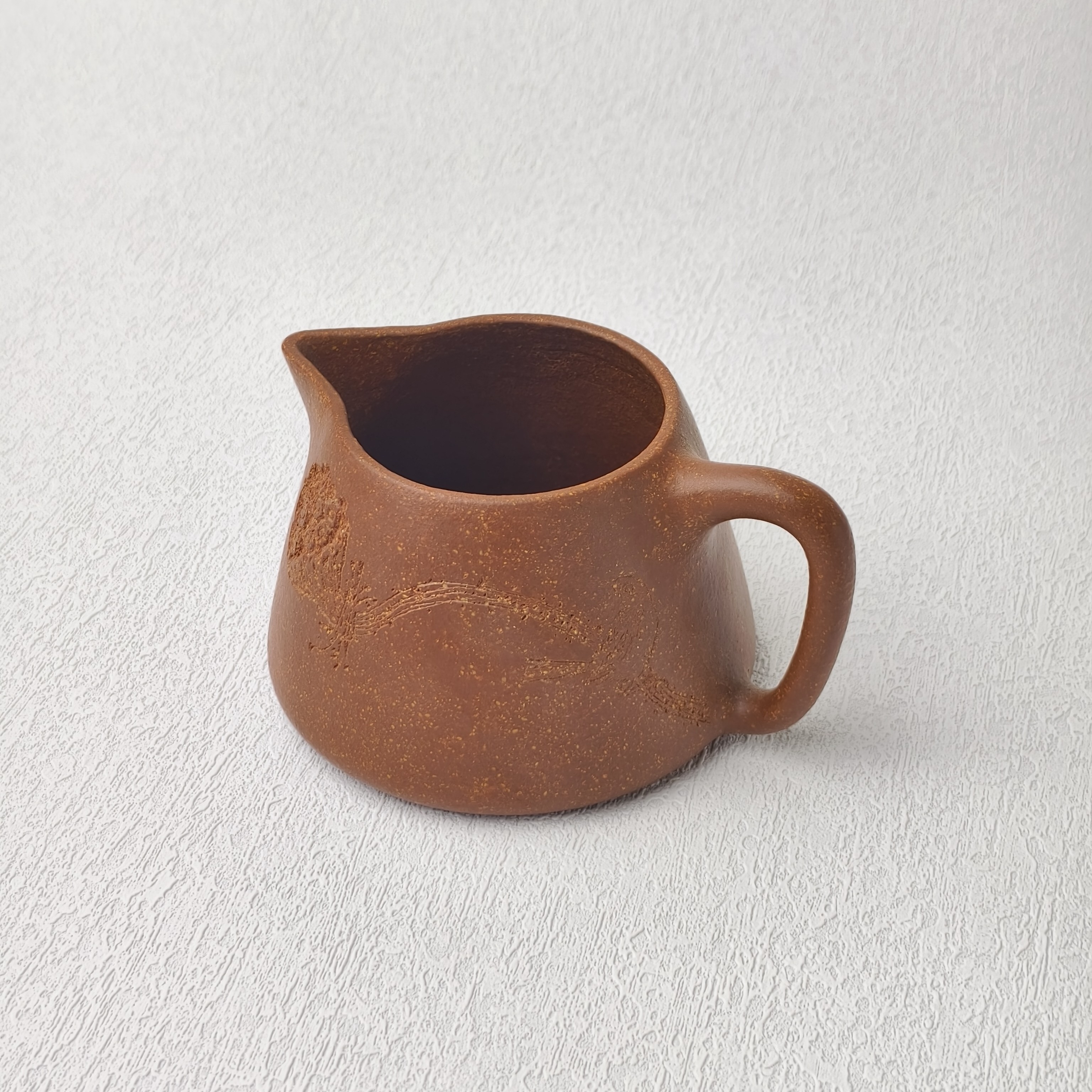 红降坡全手工刻绘公道杯230ml