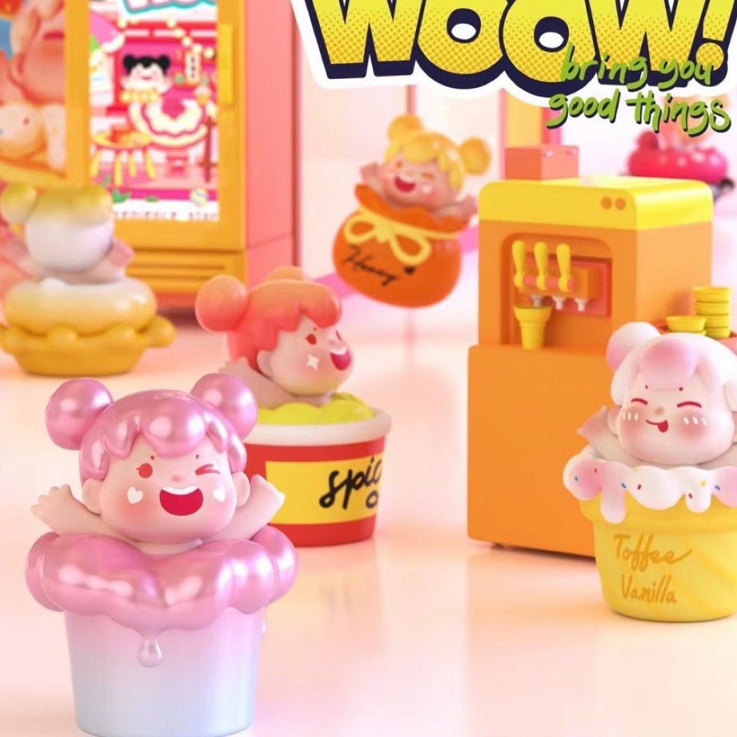 【拆盒】woow治愈你的美好时刻系列盲袋潮玩盲盒萌粒可爱桌面摆件