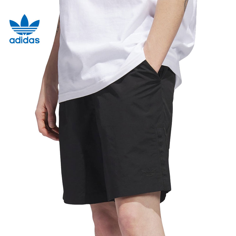 adidas阿迪达斯男女款时尚舒适休闲裤WATER SHORT梭织短裤HS3016